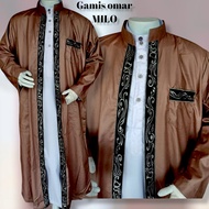 GAMIS LUARAN OMAR RENDA BORDIR KATUN PREMIUM EXCLUSIVE ALKHATIB COLLECTION DEWASA S M L XL XXL XXXL