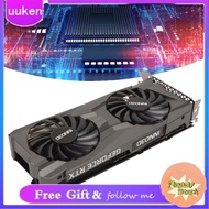 Uukendh PC Graphics Card  Dual Fan 256bit RTX3060Ti 8G GDDR6 7680x4320 Resolution 14000MHz Memory Fr