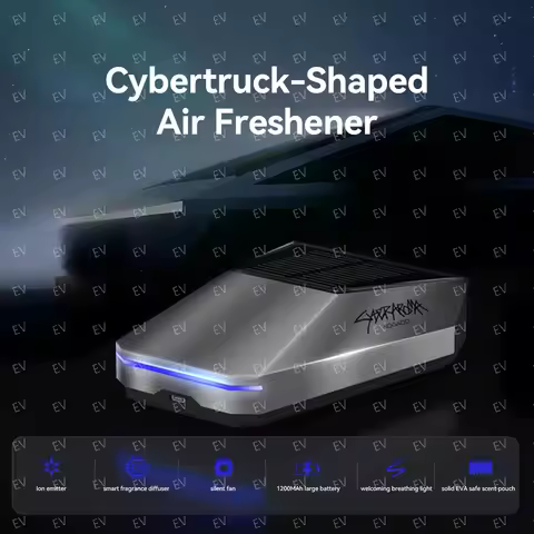 Smart Solar Power Car Aroma Diffuser Car Fragrance Diffuser Aromatherapy for Cybertruck-Shape Design