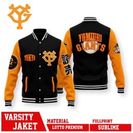 Jaket Bomber Varsity Baseball Tim Mlb Yomiuri Giants Tim Bisbol Premium Distro Varsity Jaket Pria Wa