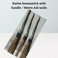Walis tingting with handle  Metro aid walis,Native walis tingting with handle,Walis tingting long