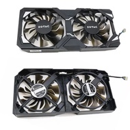 2 pcs/lot 4 pin cooler fan replacement for Zotac GTX 1060 GTX960 GTX950 graphics card cooling fan GT