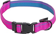 JACK AND VANILLA, Adjustable Collar for Dogs and Cats Striped Elegant and Durable Design Reinforced