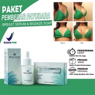 Ada PAKET HEMAT PEMBESAR DAN PENGENCANG PAYUDARA BREAST SERUM BIGSIZE SOAP AMPUH UNTUK PAYUDARA ORIG