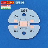 PCB LED D2 3570 22mm Copper Dual MCP CSP LED Laser BiLED Luminos RTD AES