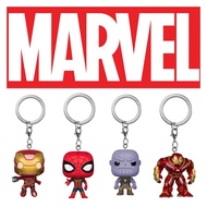 Gift Marvel Funko Pop Keychain Pendant W/ Iron Man Hulk Figures