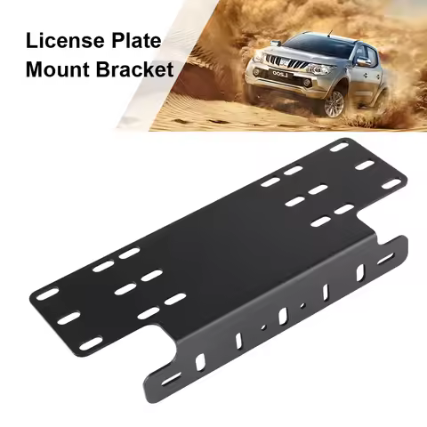 Brackets Accessory Car Front Bumper License Plate Mount Bracket Frame Automobile Driving Plates Alum