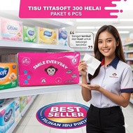 Tissue, tita brand tissue, 300 sheets, contents (6 packs)