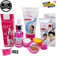 Paket Lengkap Fair &amp; Lovely 5in1 - plus serum Anti Acne Bpom free 1 pc tas kosmetik