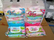 กระดาษเปียก ผ้าเปียก ทิชชู่เปียก baby wipe Vivy