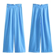 Blue Wide Leg Pants 75179