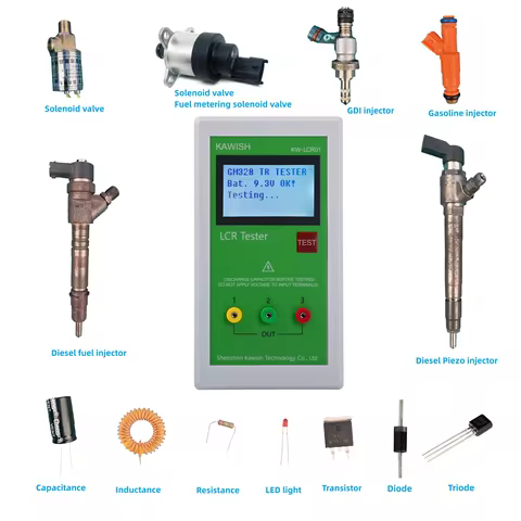 In-built Battery LCR01 TL-200 TR LCR ESR Resistance Capacitance Inductance Tester Diesel Common Rail
