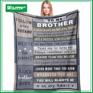 Husband Birthday Gift from Wife Romantic Fathers Day Blanket for Him Soft Plush Throw Blanket for We