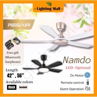 Regair Inovo Namdo 56 Ceiling Fan 56/42” LED Ceiling Fan Remote Control DC Motor / Kipas Siling 56/4