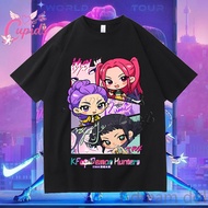 2025 KPop Demon Hunters Movie Tshirt HUNTRIX Fashion Print Tshirt Unisex Tshirt Cotton Short Sleeve