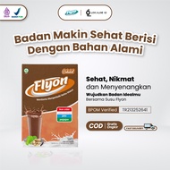 Susu Flyon coklat penggemuk badan dan Penambah Nafsu Makan Dewasa Pria dan Wanita Aman BPOM