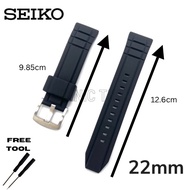 (Original) Seiko Silicone Band 22mm Model SSB347P1 R027011J0