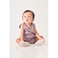 theclosetlover kids' taylor wrap romper in mauve