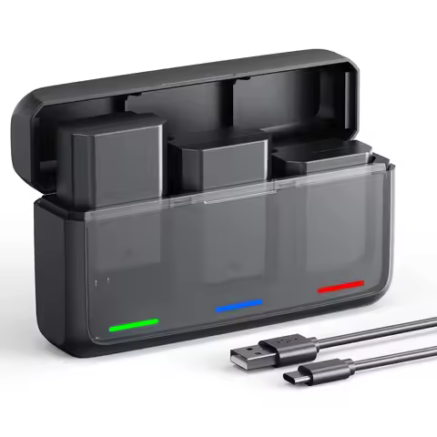 Battery Sony K&F CONCEPT NP-FZ100 K&F CONCEPT 3-Pack NP-FZ100 Battery Upgraded 20W LED PD Battery Ch