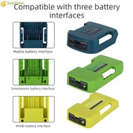 LONTIME Battery Adapter Holder, Portable Multifunctional Belt Clip,  40V Lithium USB Type-C Charger 