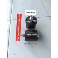 MESIN RUBBER MOUNTING AC MOUNTING 4CM X 7CM DOUBLE BOLT 2 SIDES M12 (HEIGHT 40M X DIAMETER 70M BOLT 