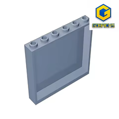 Gobricks GDS-773 WALL ELEMENT 1x6x5 ABS - 1x6x5 Wall panels compatible with lego 59349 35286 DIY Edu