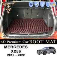 Top Carpet MERCEDES GLC-CLASS X256 (2000 -2006 )Car Boot Mat PU Leather Cargo Mat Trunk Carpet Boot 