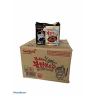 ⚡สินค้าขายดี⚡ SAMYANG มาม่าเกาหลี!! LIGHT.. สีขาวแถบดำ!! 1ลัง/บรรจุ8แพค/40ซอง 110g ส่ง ยกลัง !! KM
