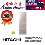 HITACHI R-S38KPS-CNX 375L 3 DOOR FRIDGE