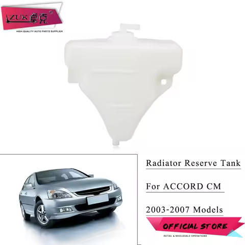 ZUK Radiator Reserve Tank OE#19101-RCA-A00 For HONDA For Accord 2003 2004 2005 2006 2007 2.0L 2.4L 3