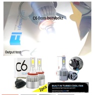 Led Headlamp Foglamp H11 H8 H9 H16 HB3 H4 Hir2 H1 H7 HB3 C6 Cob Pair