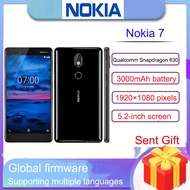 สำหรับ Nokia 7สมาร์ทโฟน NFC Snapdragon 630โทรศัพท์มือถือ5.2นิ้ว4GB RAM 64GB ROM 16MP กล้องโทรศัพท์มือถือ Android