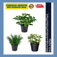 IKEA Fejka Artificial Potted Plant Herbs 9cm Mint Basil Rosemary Pokok Herba