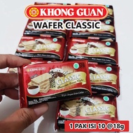 KHONG GUAN CLASSIC CHOCOLATE WAFER ISI 10 PCS