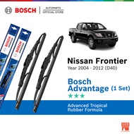 Bosch Advantage U Hook Wiper Set for Nissan Frontier D40 (18"/18")