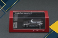 1:64 Ignition Honda Civic EG6 PANDEM Gun Grey Metallic Black Rims JDM