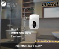 Mistral MSH505ES Instant Water Heater &amp; Classicla TS7009 Rainshower (Delivery)