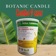 Combo 9 Cans Hera Nano Curcumin Milk 400G 100% Original Date 2026