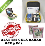 PROMO alat easy touch gcu 3 in 1 komplit alat cek gula darah kolesterol dan asam urat alat pengukur gula darah kolesterol asam urat ORIGINAL