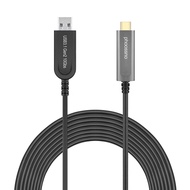 USB A to C Fiber Optical Extension Cable USB 3.1 Gen2 10Gbps 10M 33FT Compatible with Microsoft Azur
