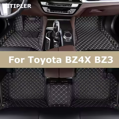 TITIPLER Custom Car Floor Mats For Toyota BZ4X BZ3 Auto Carpets Foot Coche Accessories
