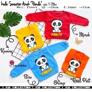 AM AM AM AM | Panda Children's Sweater for ages 1-2 years