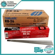 Kawat Las KOBELCO RB26 2.6MM (5KG)/ RB 26 2.6 MM 26MM 26 MM