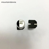 100PCS New Original 35V220UF 35V 8*10MM  SMD Chip aluminum electrolytic capacitor 220UF 35V