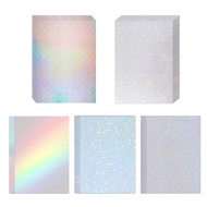 25 Sheets A4-5 Styles Holographic Cold Laminating Film Clear Self-Adhesive Vinyl Sticker 8.3x11.7 In