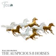 Wall Decoration THE AUSPICIOUS 8 HORSES TAC-10023-01
