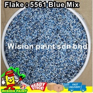 epoxy flake coating ( 5561 blue mix  ) for powder anti-slip toilet floor