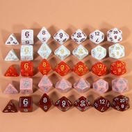 DND Dice Set 7pcs Tabletop Game Dice Opaque Polyhedral Dice for DND TRPG, Perfect Gift for Board Gam