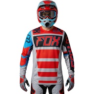 Fox 180 FALCON Grey Red Original Adult Motocross Trail Jersey