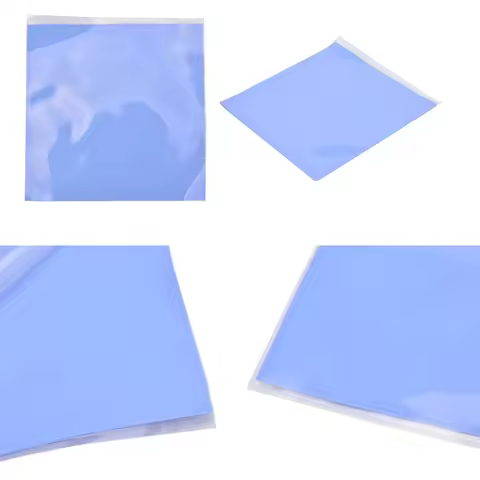 Blue Thermal Conductive Silicone Pad 100mmx100mmx0.5mm for GPU CPU Heatsink Cooling Device